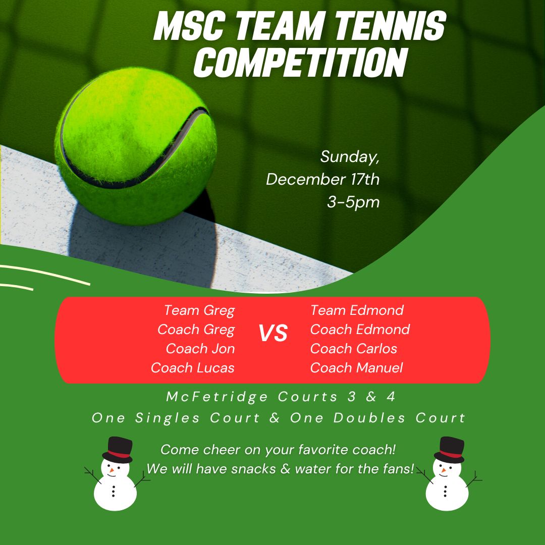 Class Schedule McFetridge Sports Center